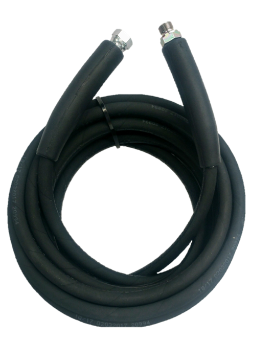JET WASH HOSE RUBBER REUSABLE END HIGH PRESSURE 3/8" BSP FEMALE DN10 2 WIRE 